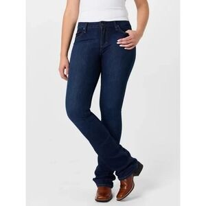 Kimes Ranch Chloe Jeans Women's 10/34 Blue Mid Rise Bootcut Dark Wash Cowgirl